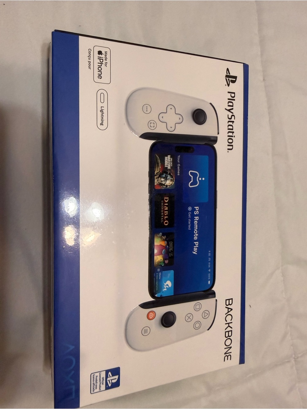 Sony PlayStation Backbone Mobile Controller - White